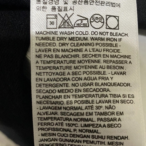 Levi's 505 Black High Rise Straight Leg Jeans Size 32 - Picture 12 of 12